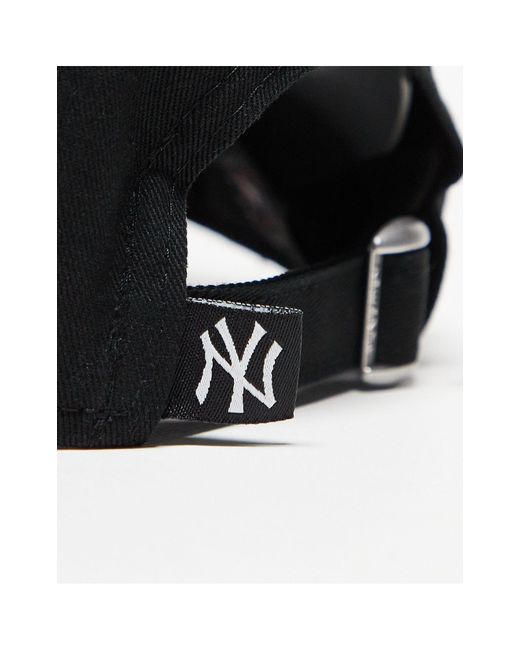 KTZ Black New York Yankees Floral Embroidered 9forty Cap