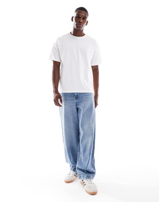 New Look White Oversized Fit T-Shirt for men