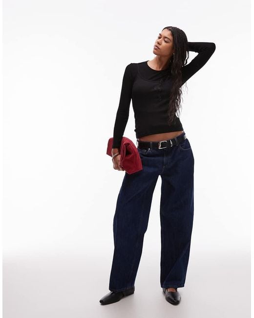 laagam Blue Nova Double Layer Long Sleeve T-Shirt