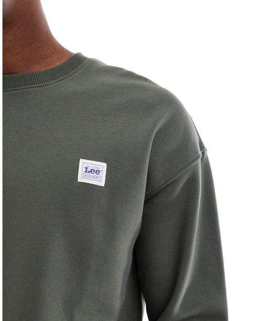 Lee Jeans Gray Workwear Label Sweatshirt for men