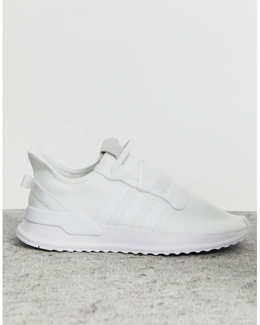 white u_path run shoes