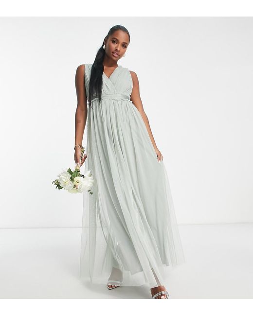 Anaya Petite Bruidsmeisje in het White