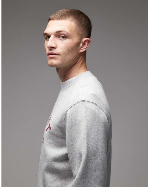 Sudadera Gris Medio Con Logo Home Team De Element de hombre de color Gray