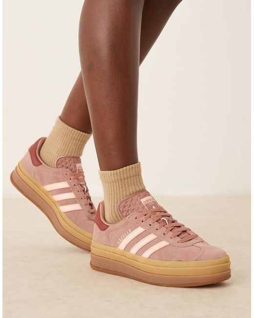 Adidas Originals Brown – gazelle bold – sneaker