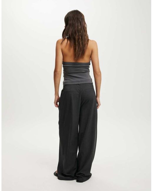 Cotton On Blue Izzy Pleated Suiting Pant