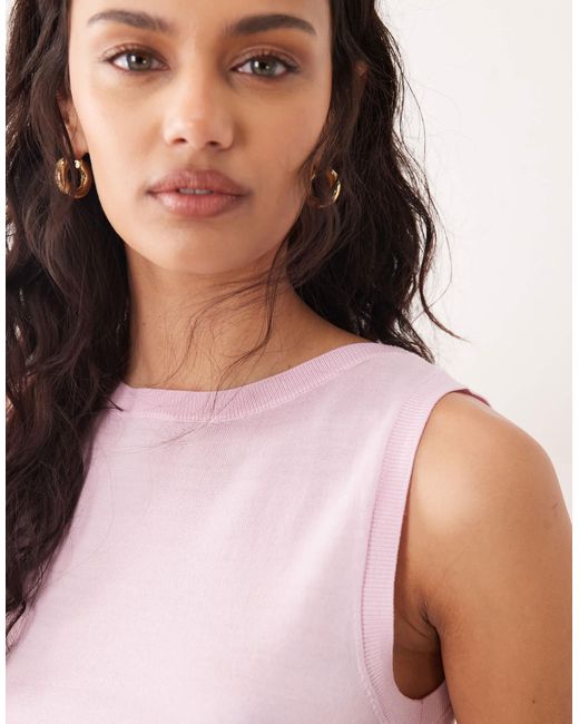 Mango Pink – pullunder aus feinstrick