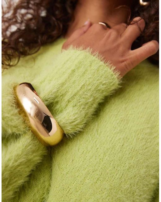 Glamorous Green Chunky Slouchy Jumper