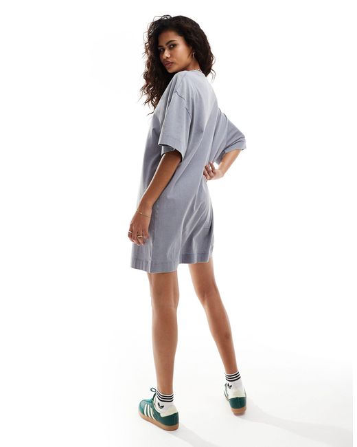 Collusion Blue Washed T-shirt Dress