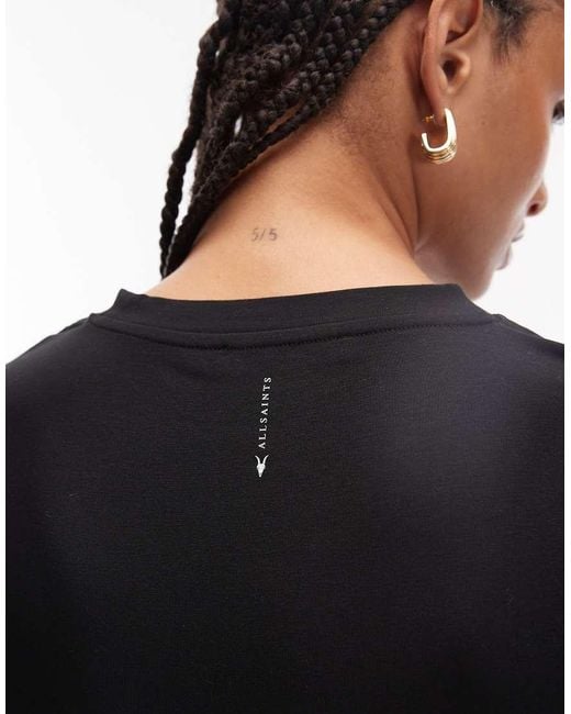 AllSaints Black West Sleeveless Tank Top