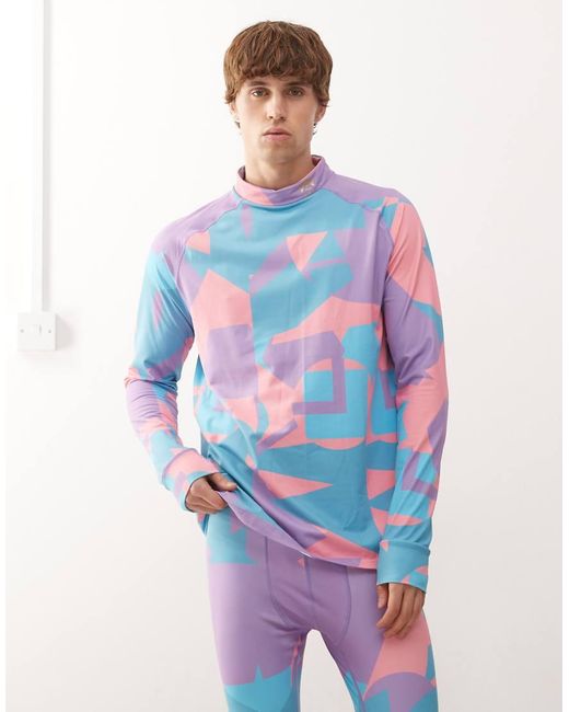 OOSC Blue Baselayer Top for men