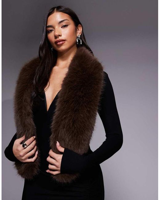 Sciarpa di Mango in Brown