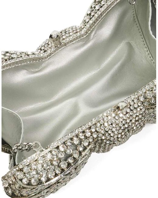 Dune White Enchant Clutch Bag