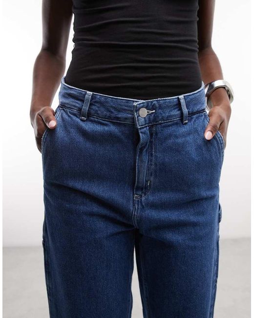 Carhartt Blue Pierce Straight-leg Jeans