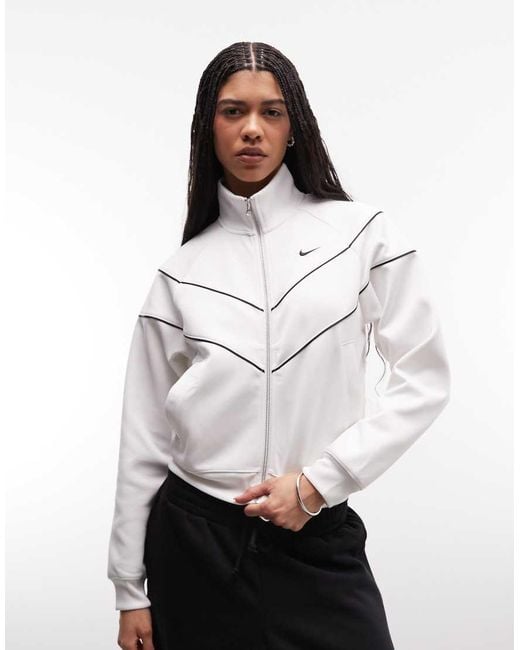 Nike White Windrunner Jacket