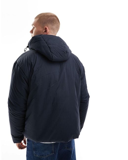 Brave Soul – wattierte jacke in Blue für Herren