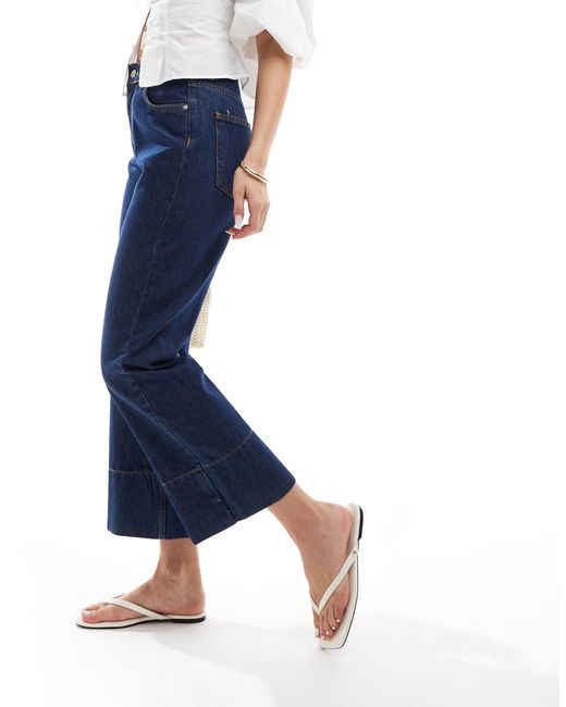 ASOS Blue – verkürzte jeans