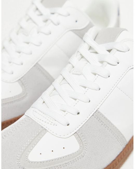 ASOS White Retro Trainers for men