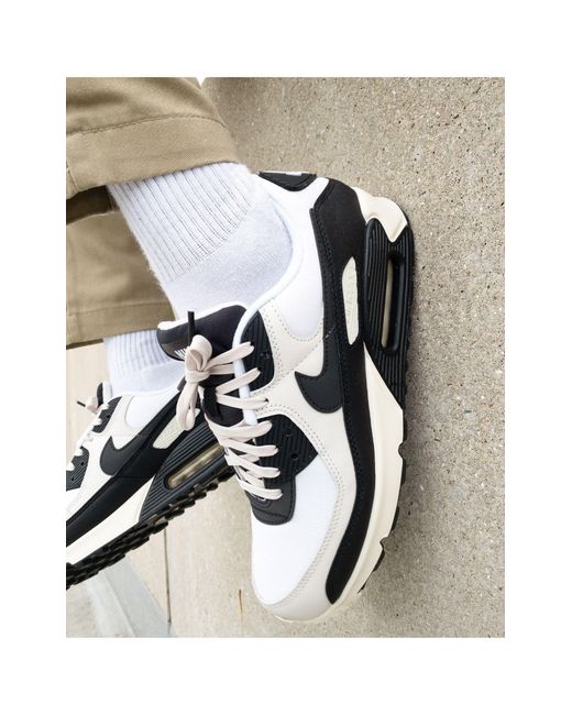 Air - max 90 - sneakers nere e latte di cocco da Uomo di Nike in Nero | Lyst