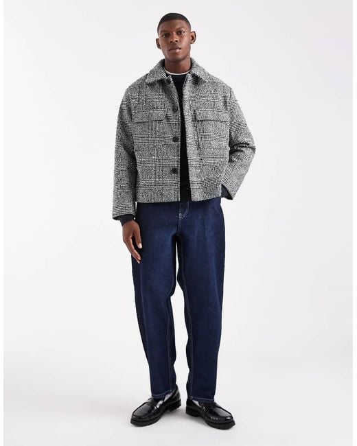 Only & Sons Gray Pocket Detail Short Jacket for men