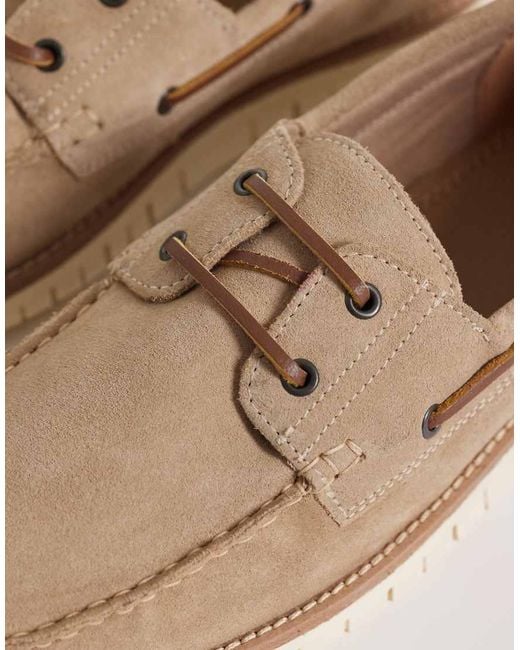 ASOS Natural Boat Shoes for men