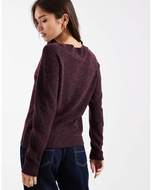 Vero Moda Purple – strickpullover