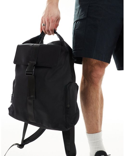 ASOS – rucksacktasche in Black für Herren