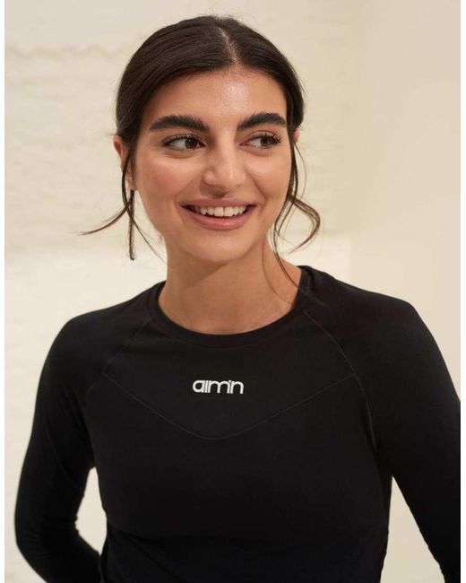 Aim'n Black Soft Basic Long Sleeve