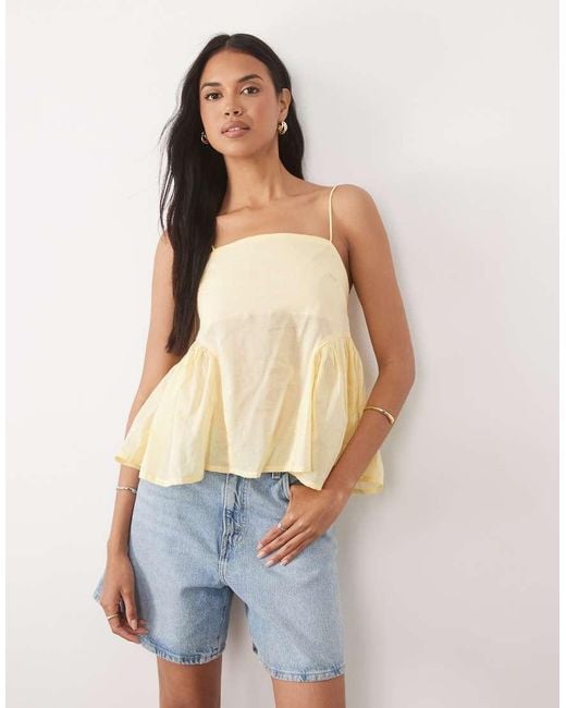ASOS Blue Ruched Side Cami