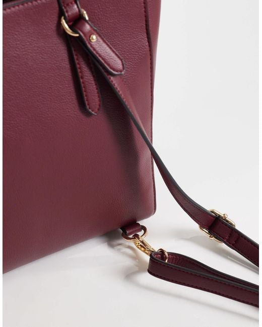 ASOS Purple Backpack Tote Bag