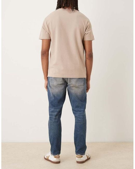 ASOS Natural Stretch Tapered Jeans for men