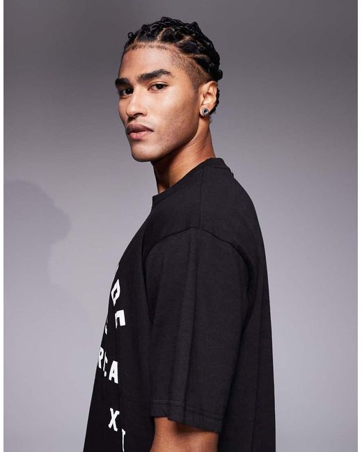 Courtside Gray Oversized T-Shirt for men