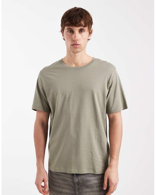 Jack & Jones Gray Regular Fit T-Shirt for men