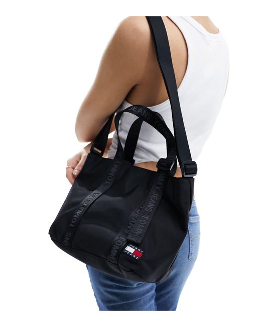 Daily - mini cabas Tommy Hilfiger en coloris Black