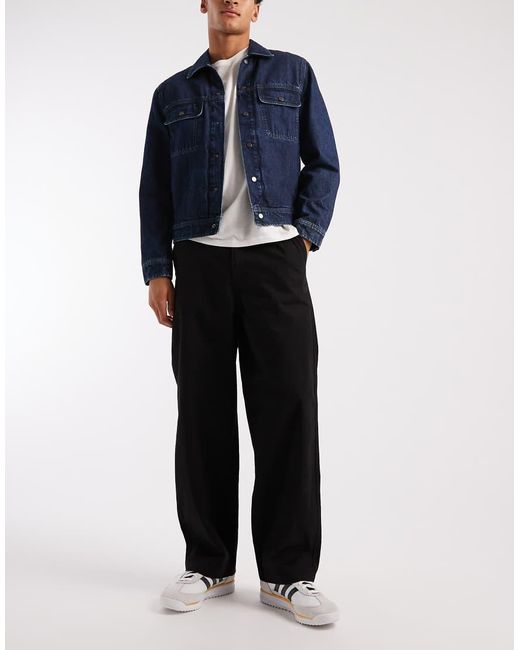 Threadbare Losvallende Broek in het Blue voor heren