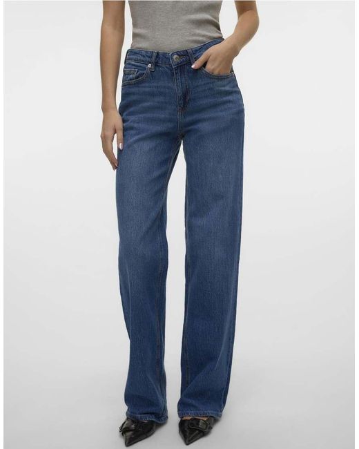 Vero Moda Blue Wide Fit Jeans