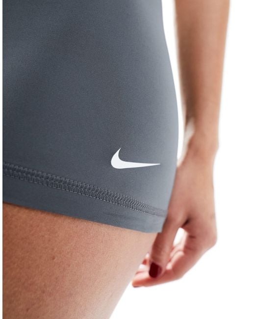 Nike Blue Nike Pro Training Dri-fit 3 Inch Shorts