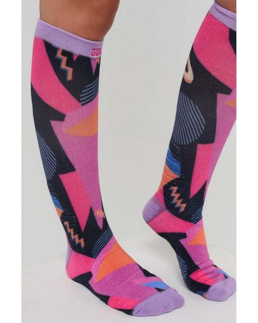 Calcetines Multicolores Para Esquí Y Snowboard Hotstepper De -Rosa OOSC de color Pink