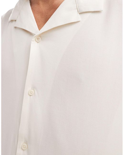 Camicia di Reclaimed (vintage) in White da Uomo