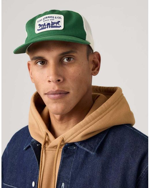 Levi's Green Presidio Trucker Cap for men