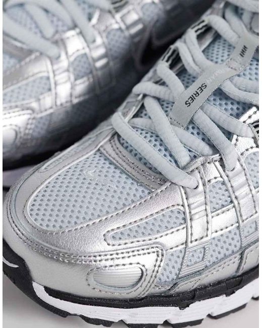 Nike White P-6000 Trainers