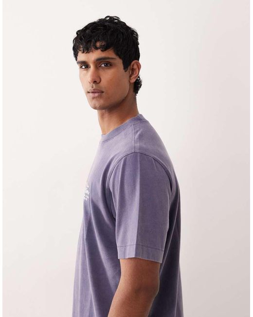 Abercrombie & Fitch Purple Western Embroidered T-shirt for men