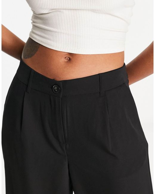 Vero Moda White Tailored Stand Alone Dad Trousers With Pleat Front