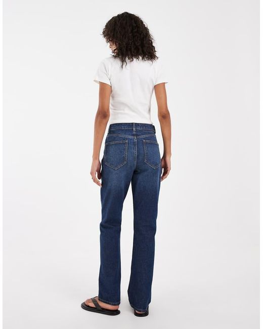 ASOS Blue 90s Straight Leg Jeans