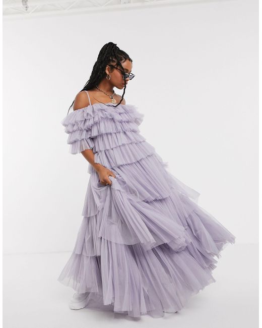 knee length dresses for ladies Beaded-Bodice Long Tulle A-Line Prom Dress