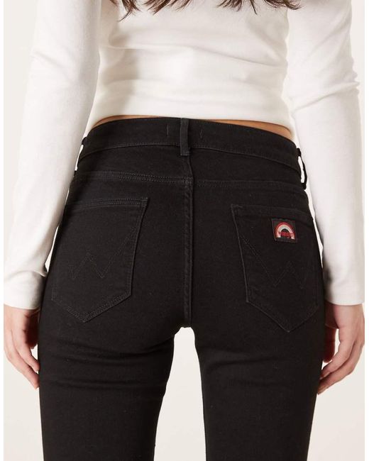 Wrangler Black Flare Jeans