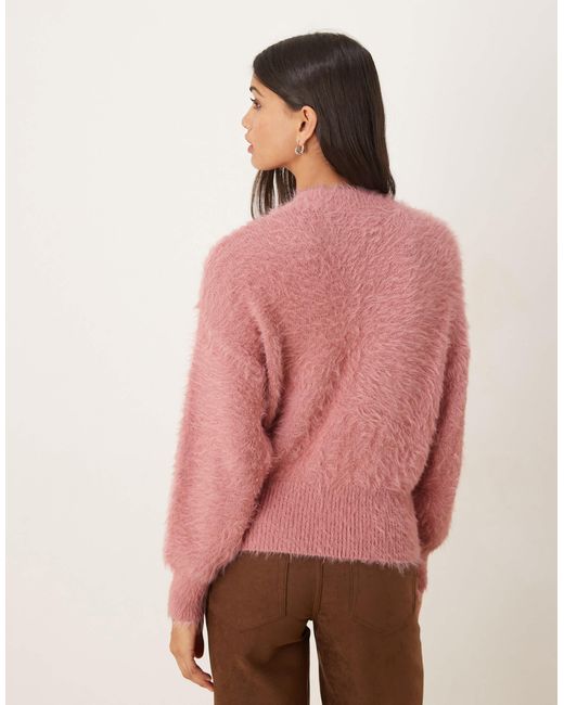 Pull ras ASOS en coloris Pink