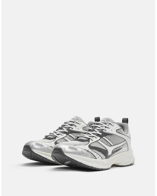 Pull&Bear White Piece Trainers for men