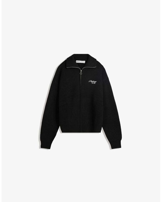 Bershka – besticktes sweatshirt in Black für Herren