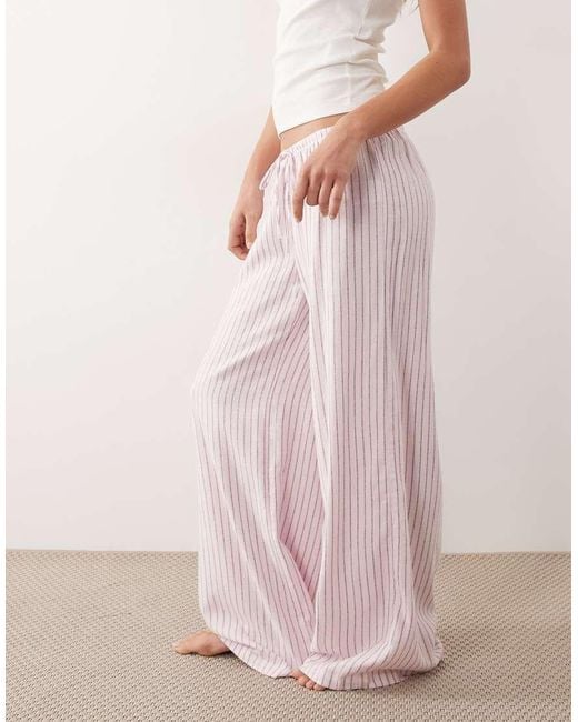 Cotton On Pink Cloud Soft Flannel Wide Leg Pyjama Pants