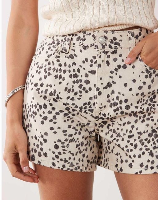 ASOS White Longer A Line Short